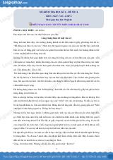 Đề thi học kì 1 Văn 8 - Đề số 14